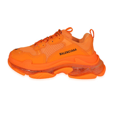 Balenciaga -  Balenciaga Wmns Triple S Sneaker Clear Sole - Orange (38 EUR)