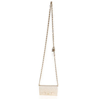 Chanel Gold Metallic Quilted Lambskin Mini Flap Chain Belt Bag