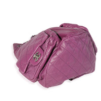 Purple Quilted Lambskin Backpack Is Back