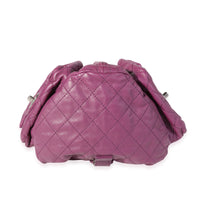 Purple Quilted Lambskin Backpack Is Back