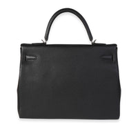 Hermès Noir Togo Retourne Kelly 35 PHW