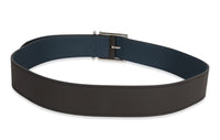 Hermès Macassar Chamonix & Bleu Ocean Togo Nathan 40 Reversible Belt 90