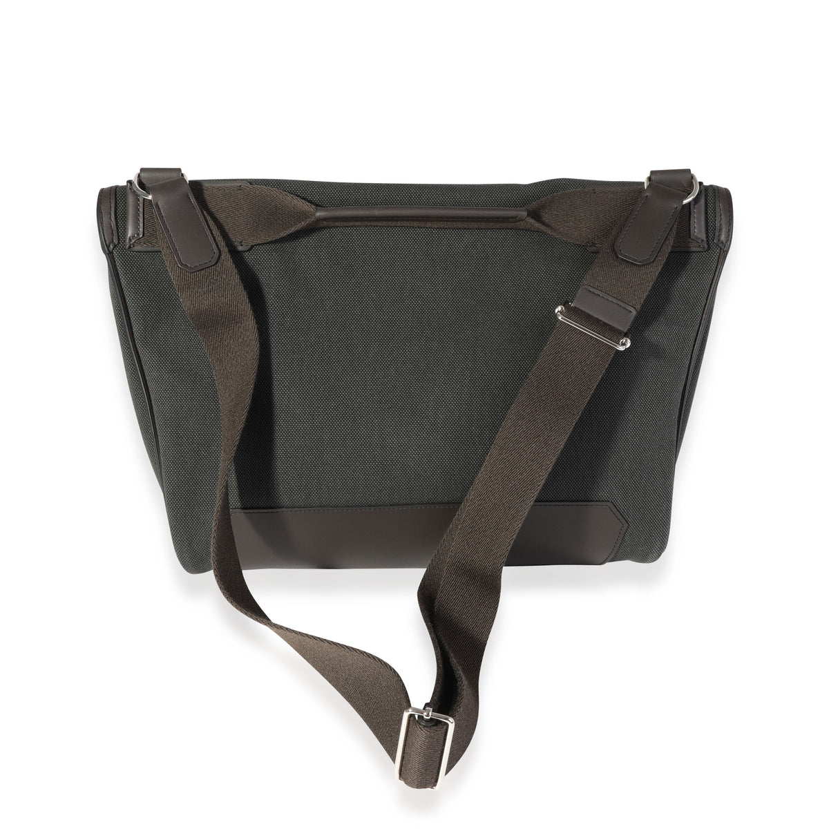 Hermès Vert Fonce Officier & Ébène Sombrero Leather Aller-Retour Messenger Bag