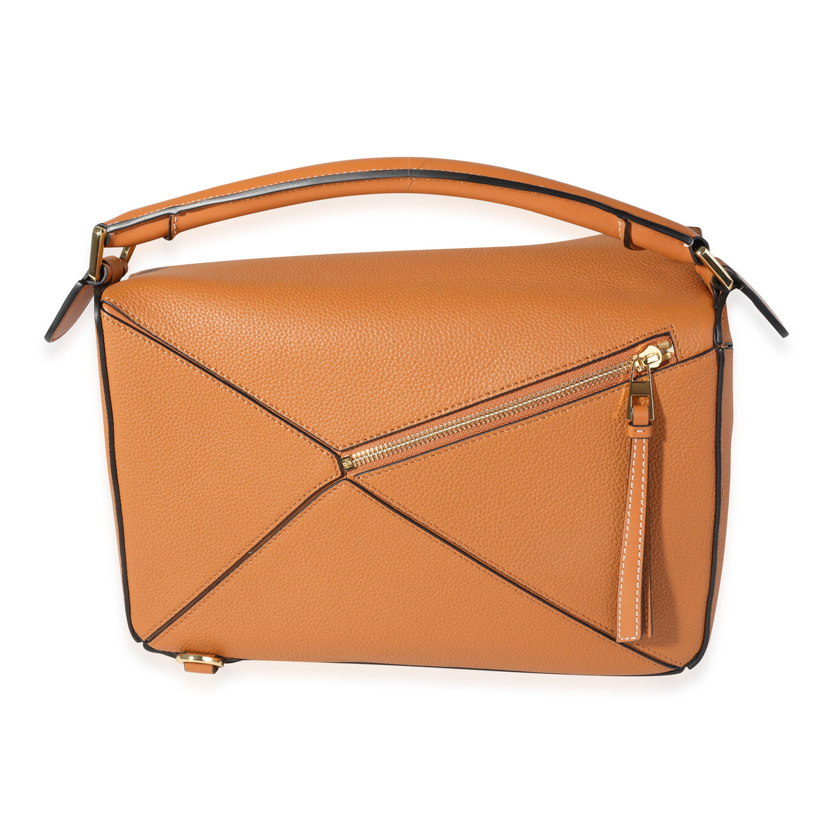 Loewe Tan Grained Calfskin Medium Puzzle Bag