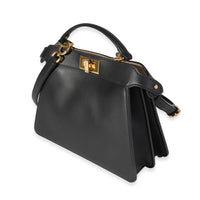 Fendi Black Nappa Leather Small Peekaboo ISeeU Bag