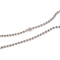 Tiffany & Co. Jazz Bezel Set Diamond Line Necklace in Platinum, 5.50 Ctw