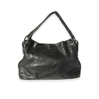 Chanel Black Soft Leather Quilted Reissue Hobo