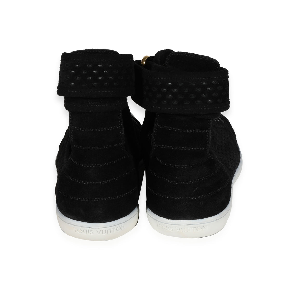 Louis Vuitton -  Louis Vuitton Wmns Suede High Black (39.5 EUR)