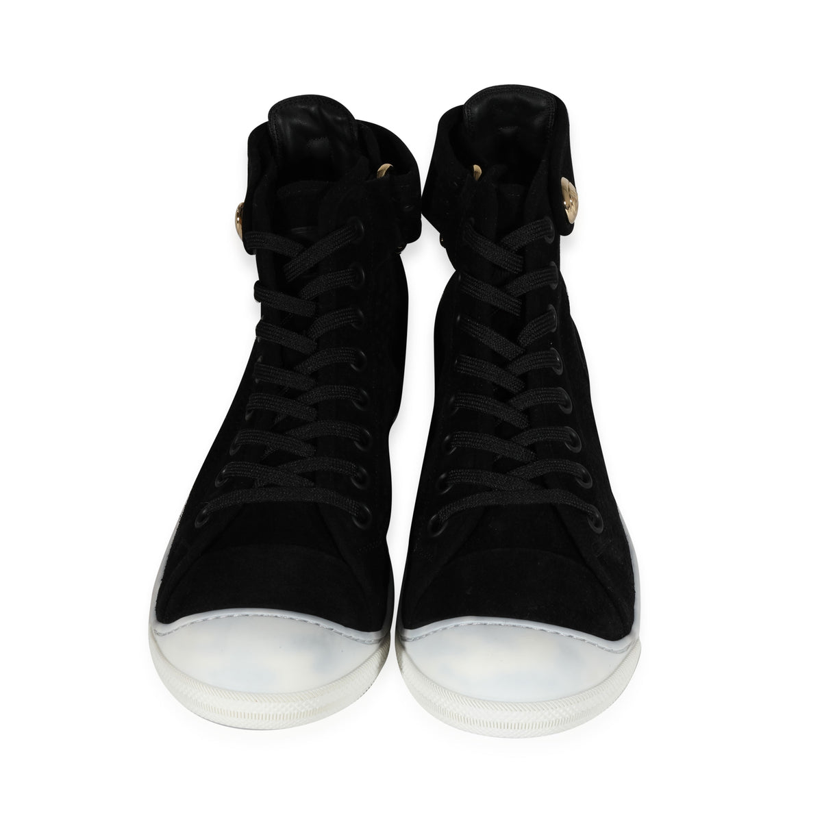 Louis Vuitton -  Louis Vuitton Wmns Suede High Black (39.5 EUR)