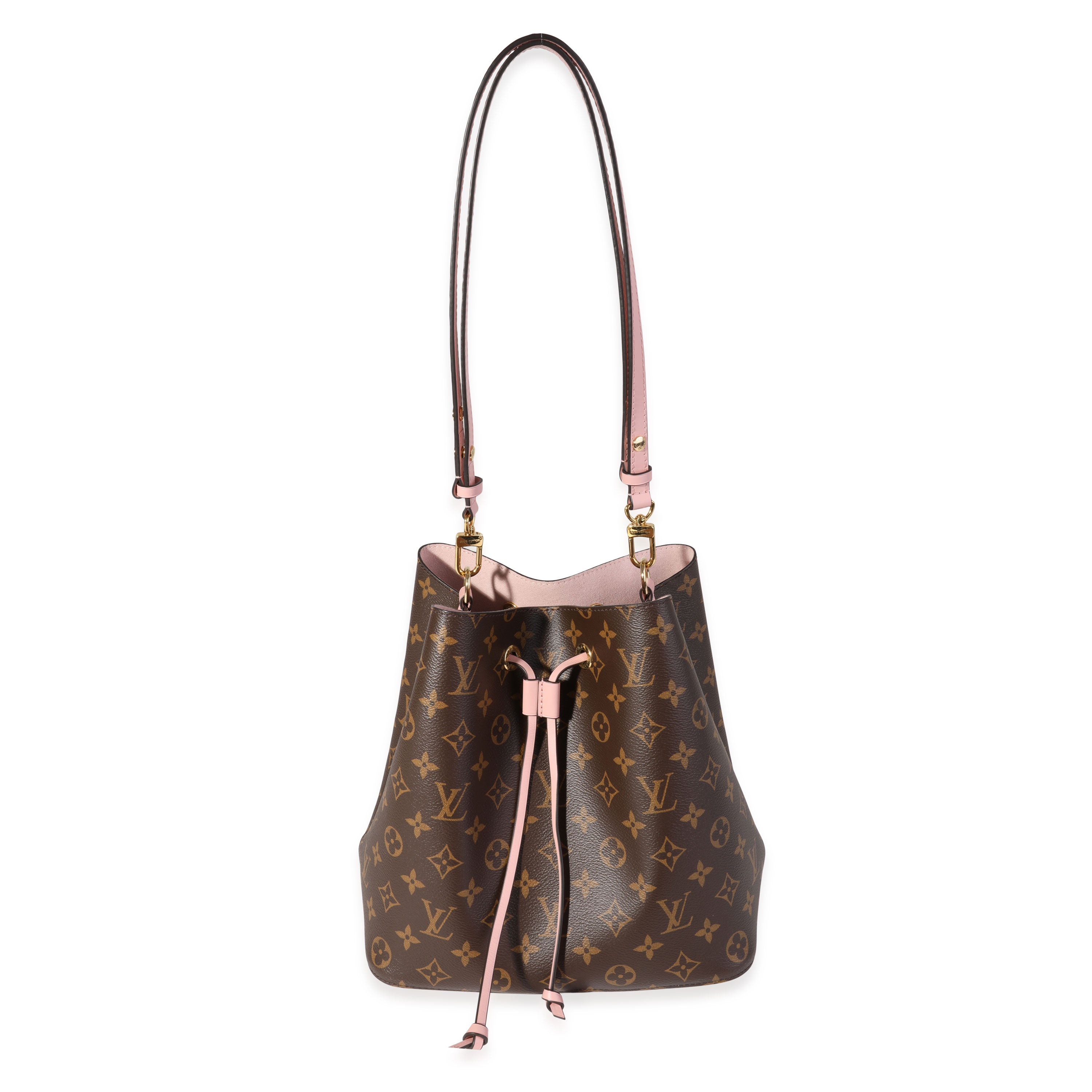 Luxury Monogram Canvas and Leather Handbag Neonoe