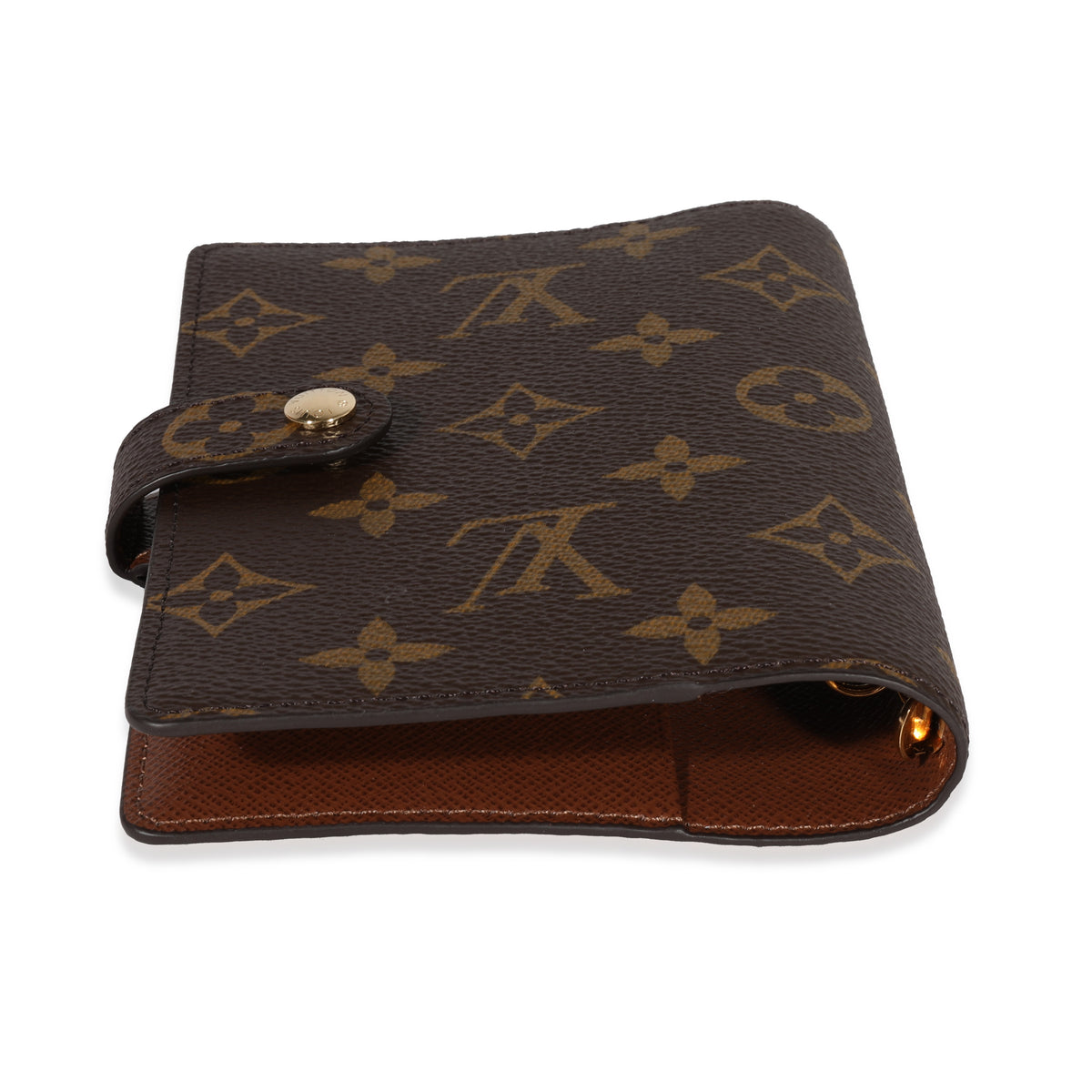 Louis Vuitton Agenda Cover Small Ring Monogram Brown in Canvas
