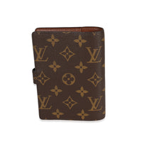 Louis Vuitton Monogram Canvas Small Ring Agenda Cover