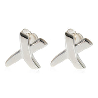 Tiffany & Co. Paloma Picasso X Graffiti Earrings in Sterling Silver