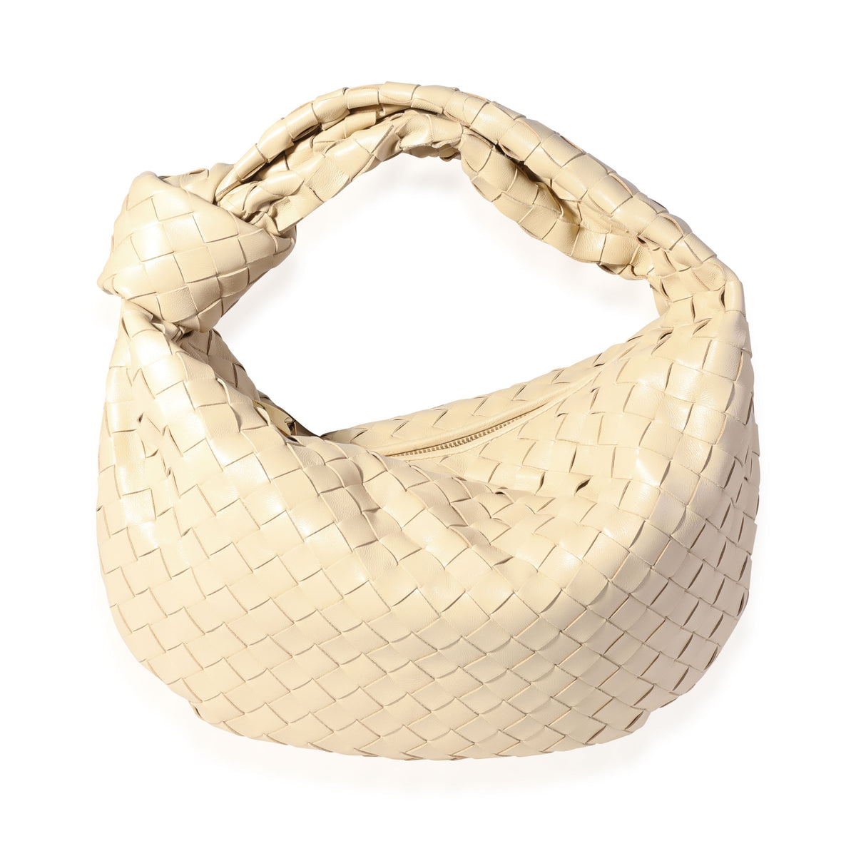 Bottega Veneta Porridge Intrecciato Leather Teen Jodie Bag