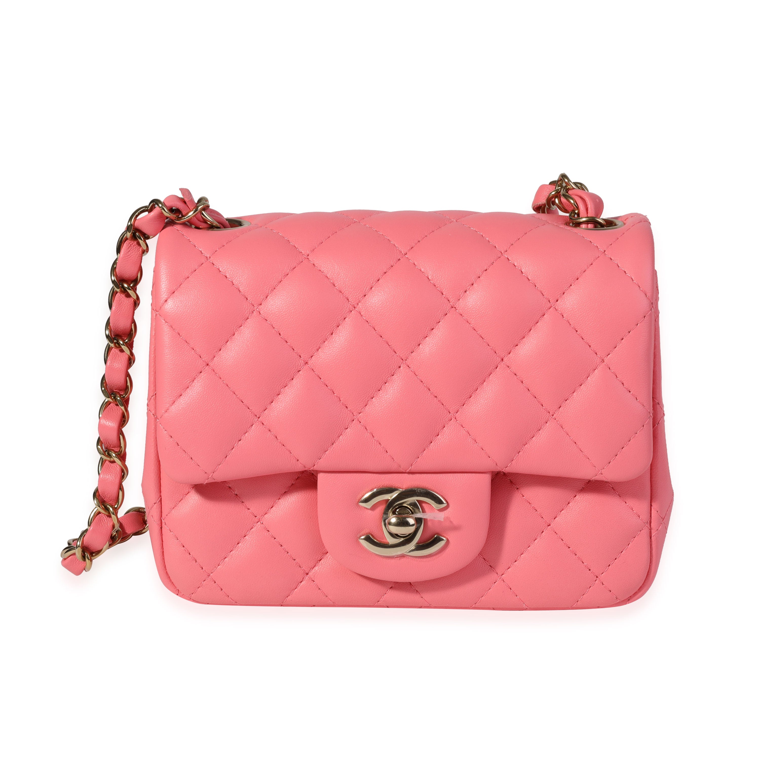 Chanel Pink Lambskin Leather Classic Medium Double Flap Bag   Shop giày  Swagger