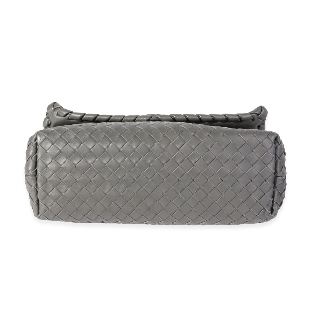 Bottega Veneta Gray Intrecciato Leather Olimpia Bag