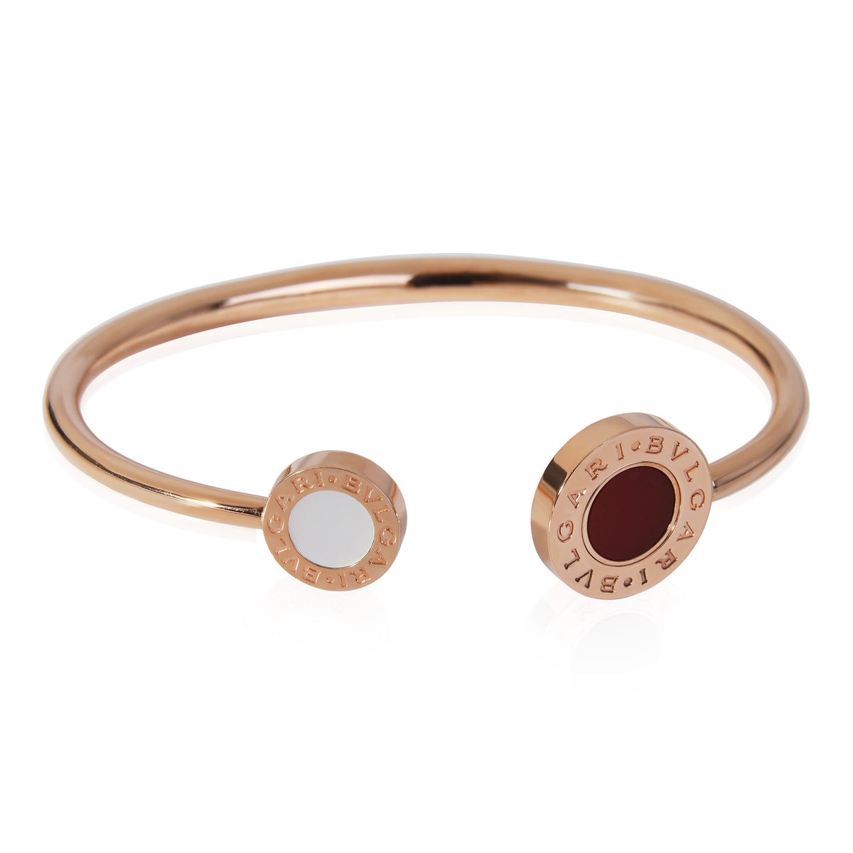 BVLGARI Bvlgari Bvlgari Carnelian & Mother Of Pearl Bracelet in