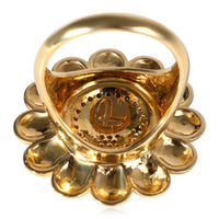 Takashi Murakami Sunflower Ring  in 18K Yellow Gold 0.27 CTW