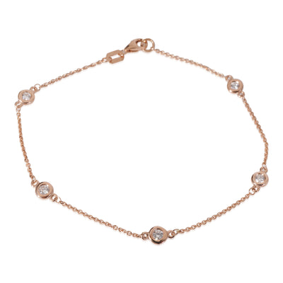 Diamond Bracelet in 14k Rose Gold 0.33 CTW