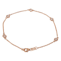 Diamond Bracelet in 14k Rose Gold 0.33 CTW