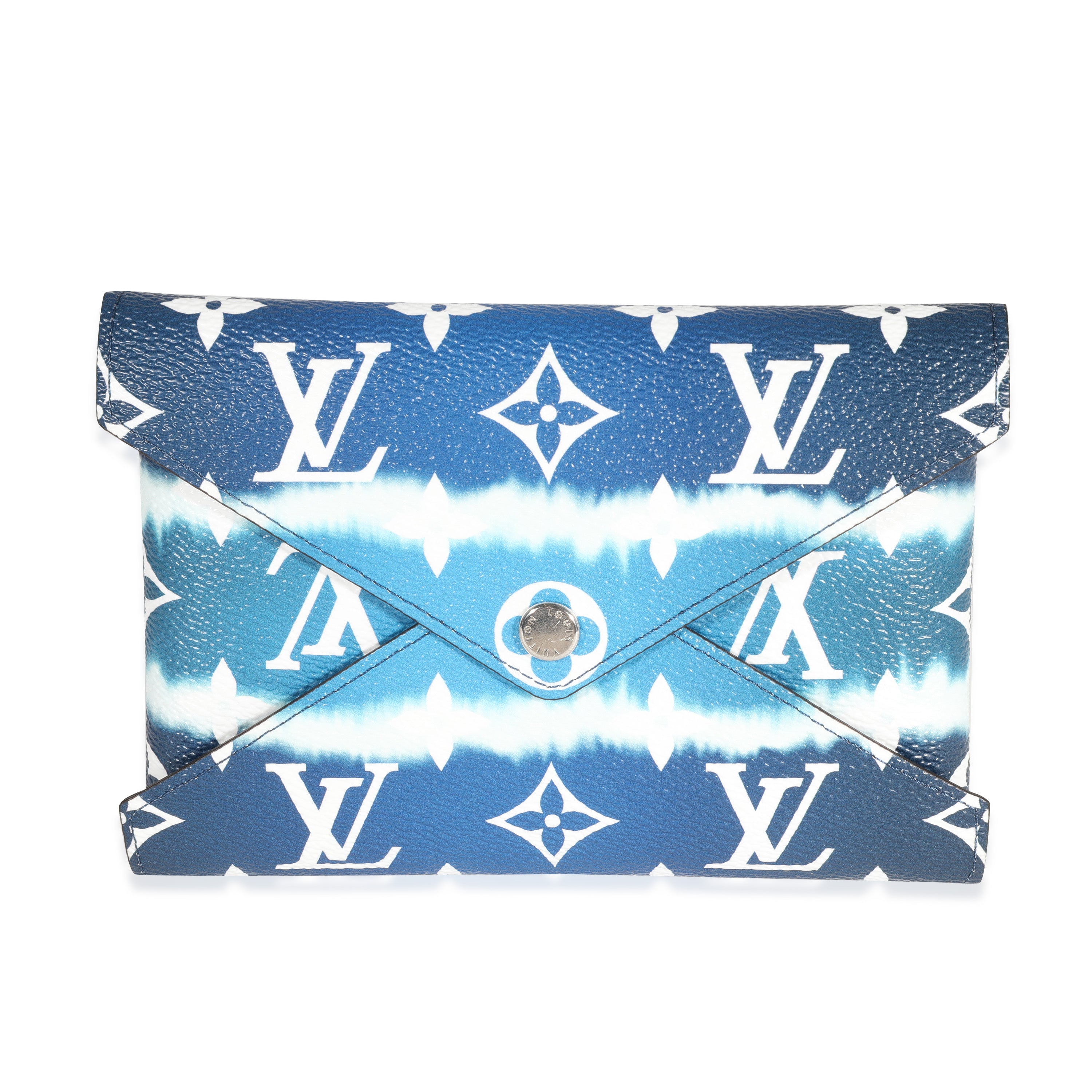 Louis Vuitton Blue LV Escale Medium Kirigami Pochette Bag Louis