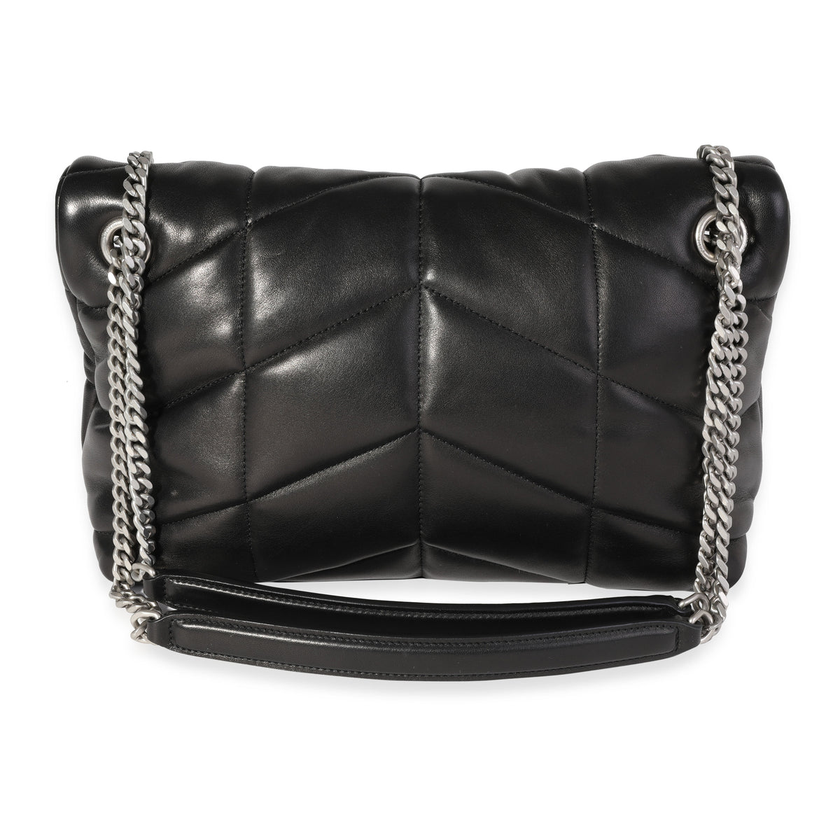 Puffer Small Chain Bag In Quilted Lambskin