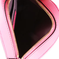 Versace Fuchsia Leather La Medusa Round Camera Bag