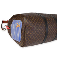 Louis Vuitton Monogram Patchwork Keepall Bandoulière 50