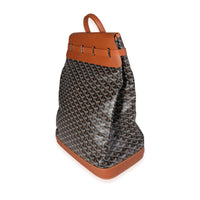 Goyard Black Goyardine & Brown Leather Steamer Bag