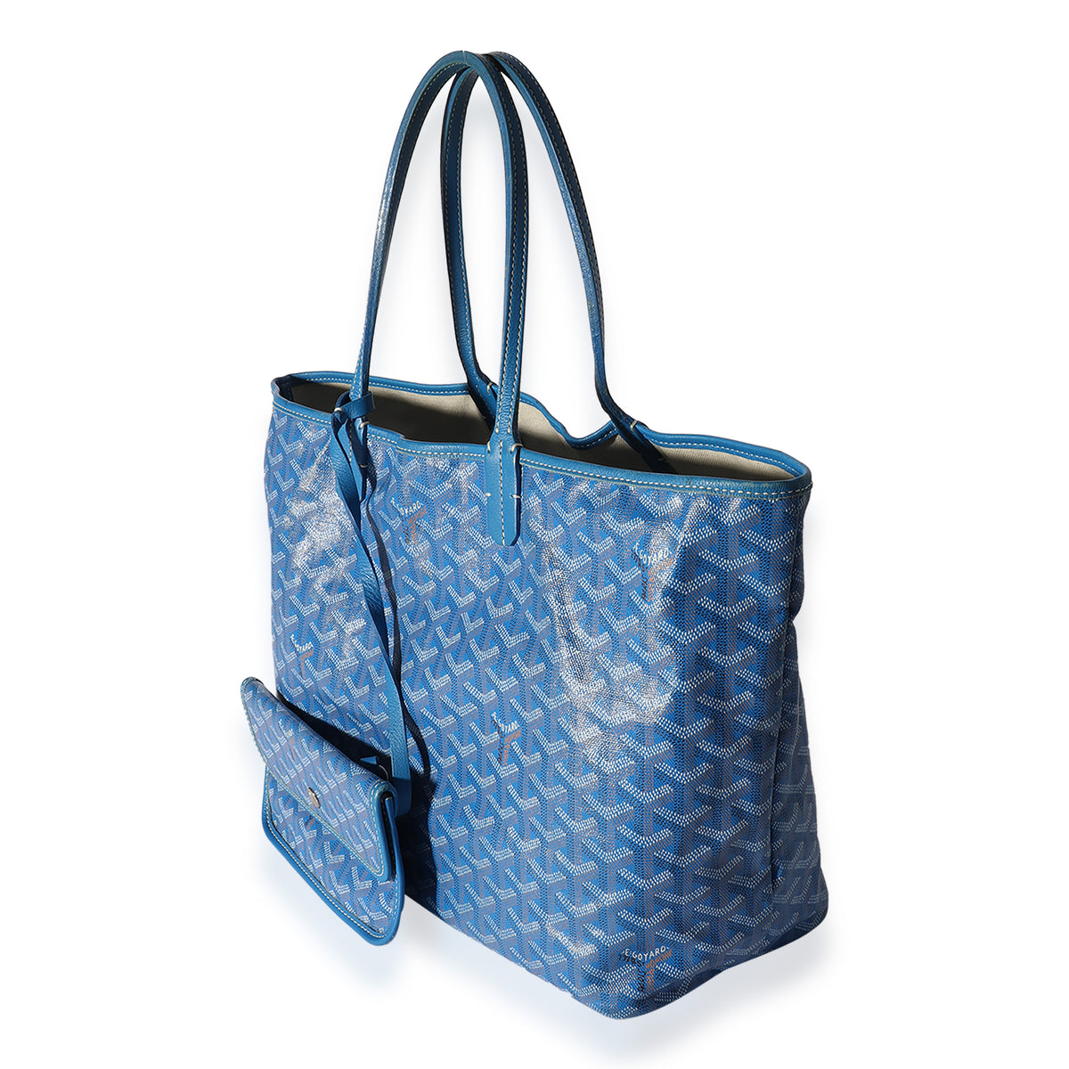 Goyard saint louis pm blue new authentic tote purchased from japan