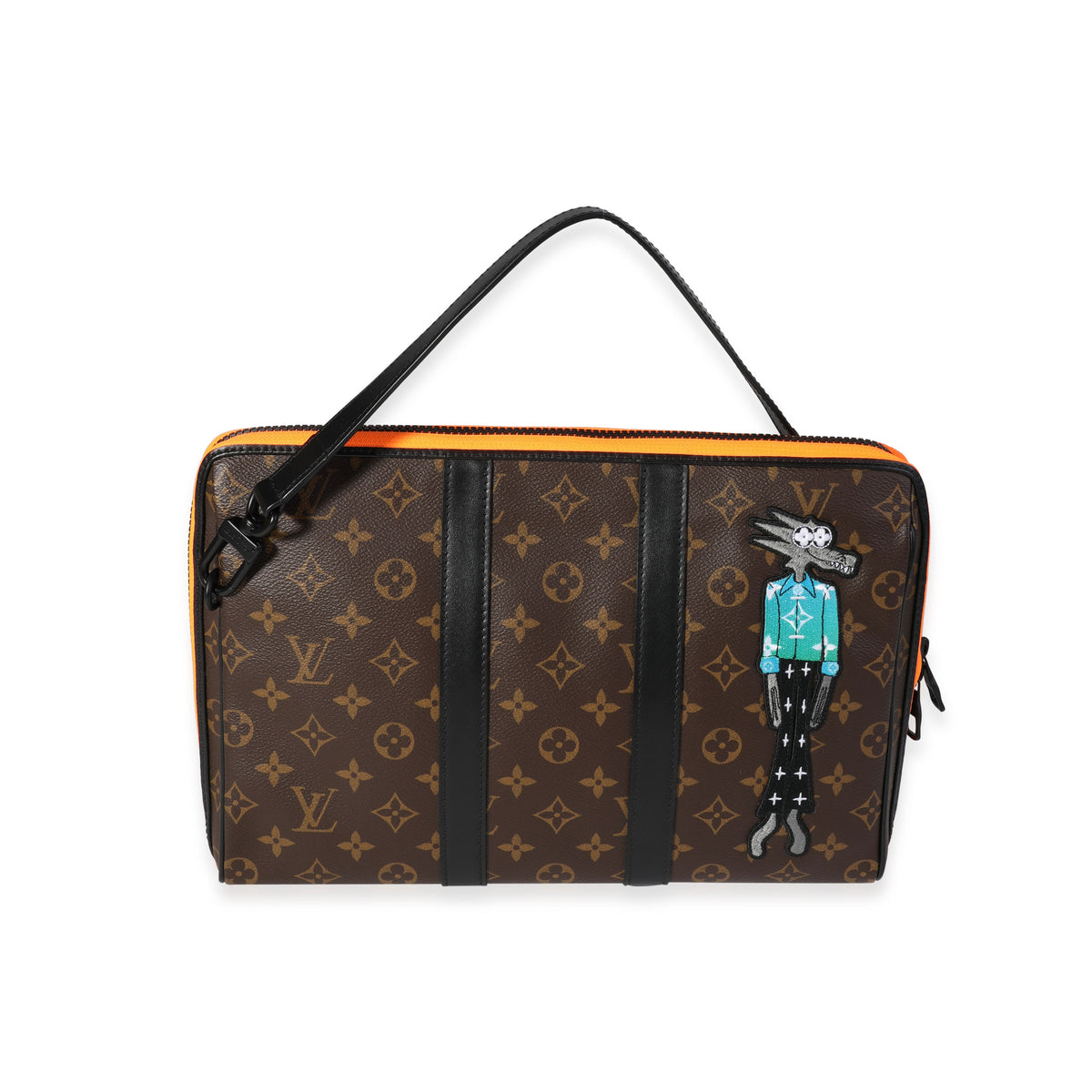Louis Vuitton Monogram Canvas Cartoon Zoom With Friends Keepall Pouch