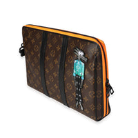 Louis Vuitton Monogram Canvas Cartoon Zoom With Friends Keepall Pouch
