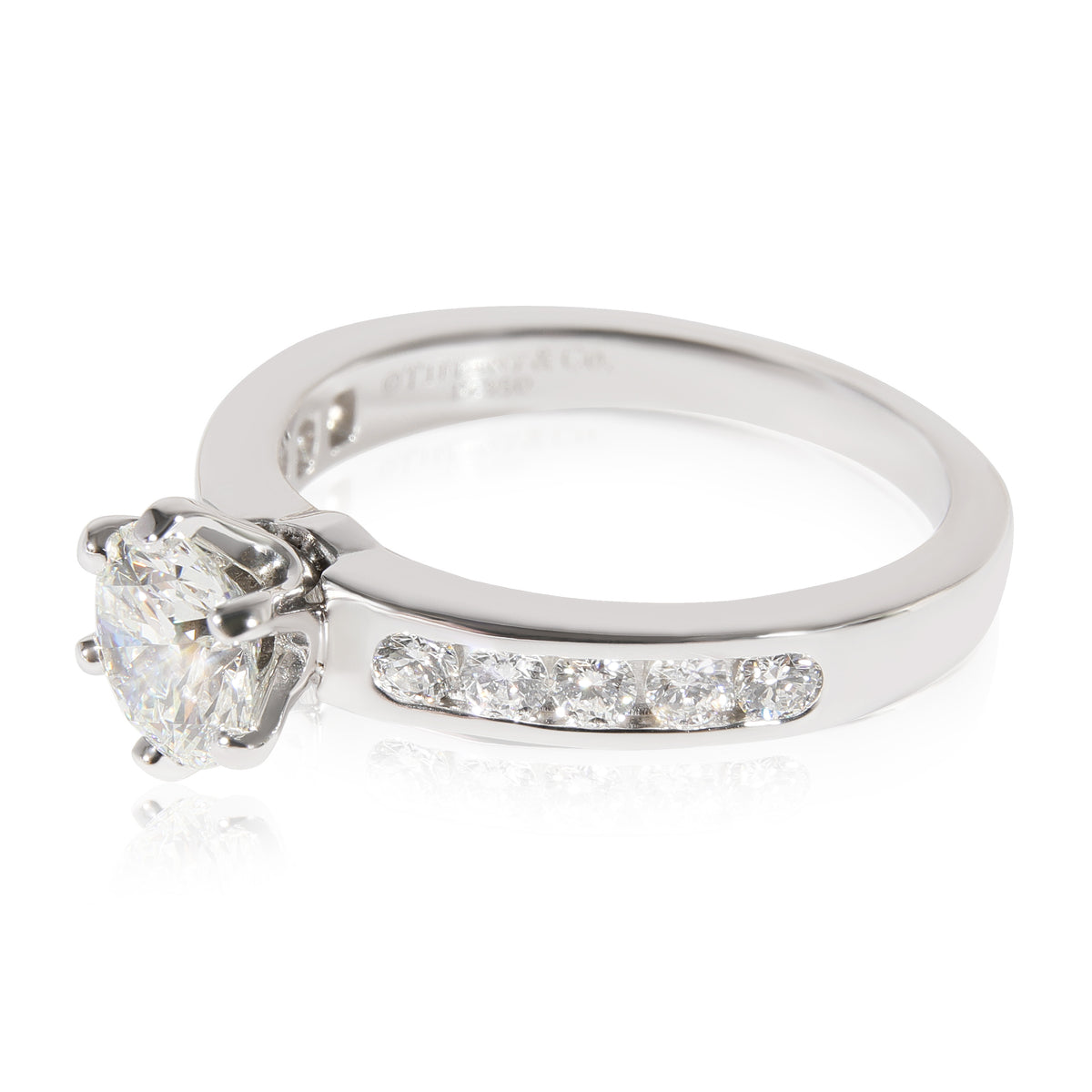 Tiffany & Co. Diamond Engagement Ring in Platinum 0.81 CTW
