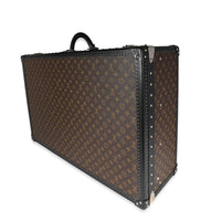 Louis Vuitton Monogram Macassar & Black Leather Alzer Trunk 80