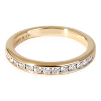 Tiffany & Co. Half Eternity Diamond Wedding Band in 18k Yellow Gold 0.21 Ctw