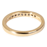 Tiffany & Co. Half Eternity Diamond Wedding Band in 18k Yellow Gold 0.21 Ctw