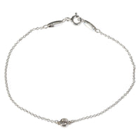 Tiffany & Co. Elsa Peretti Diamond Bracelet in Sterling Silver 0.05 CTW