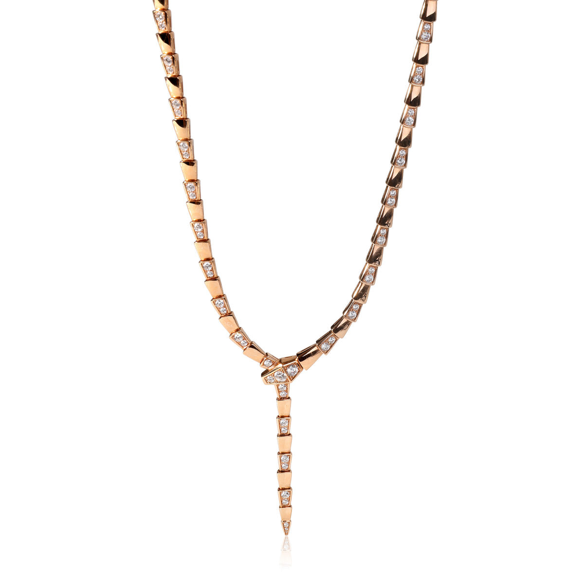 Bulgari Serpenti Viper Diamonds Rose Gold Necklace For Sale at 1stDibs |  bvlgari serpenti viper necklace, bvlgari viper necklace, cartier serpenti  necklace
