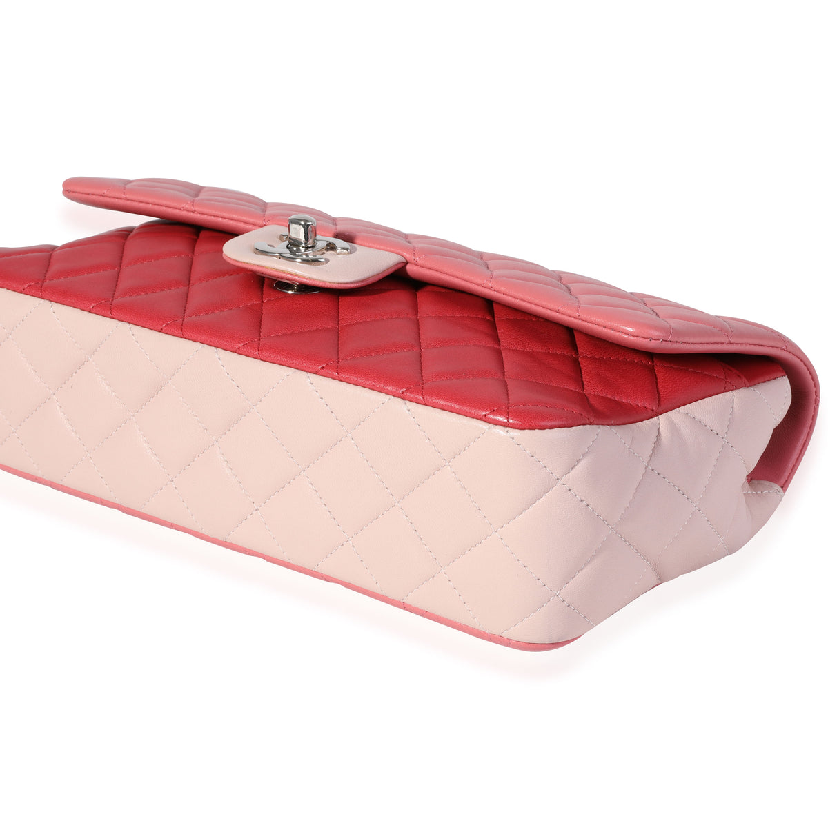 Chanel Pink & Red Quilted Lambskin Valentine's Day Single Flap Bag, myGemma