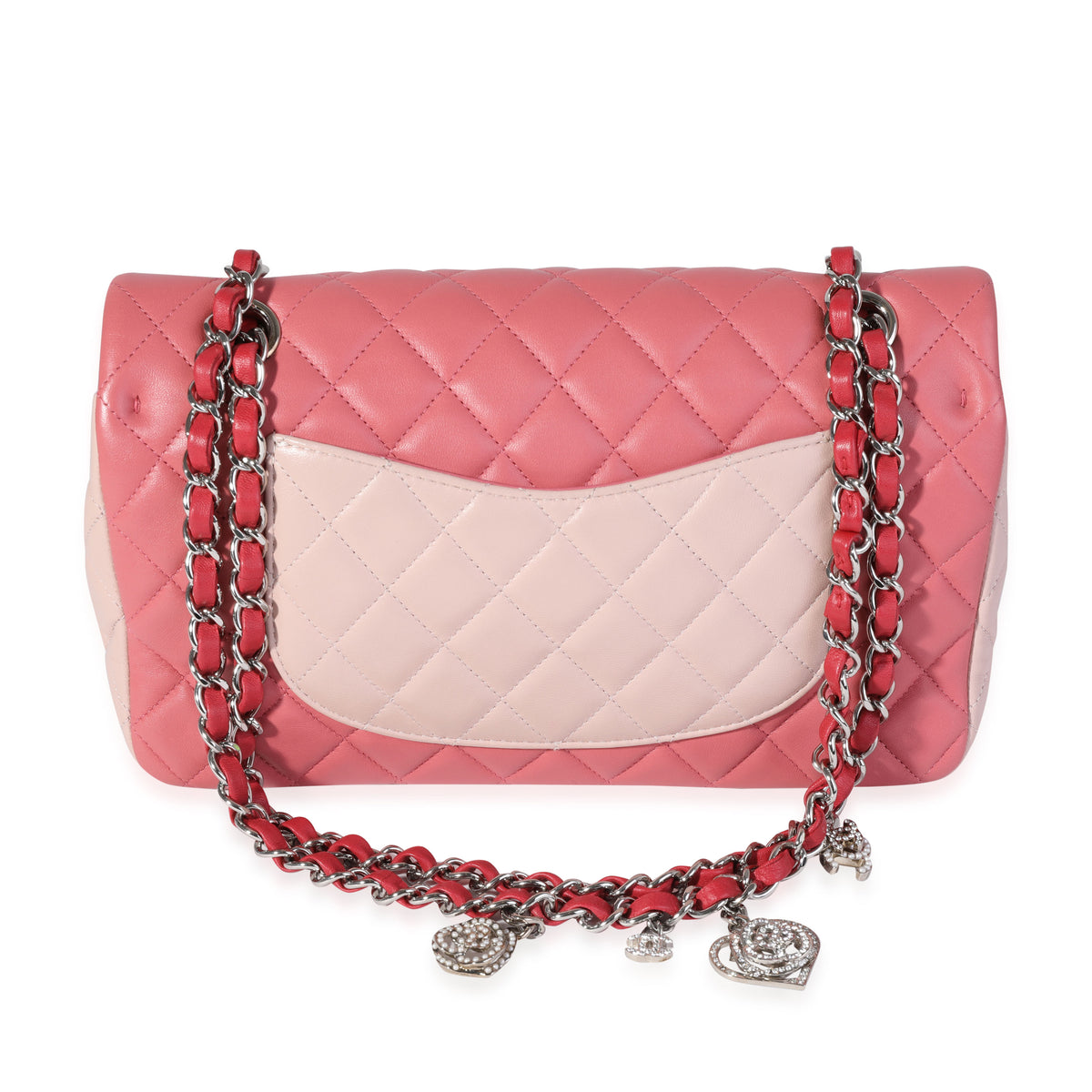 Chanel Valentine Heart Chain Pink Quilted Leather 10 Flap Bag at 1stDibs   chanel bag with heart chain, chanel heart chain bag, chanel heart chain flap  bag