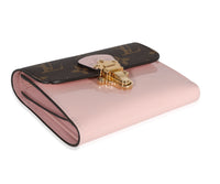 Louis Vuitton Monogram Canvas & Rose Ballerine Vernis Cherrywood Wallet