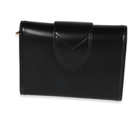 Louis Vuitton Black Smooth Calfskin Pont 9 Compact Wallet