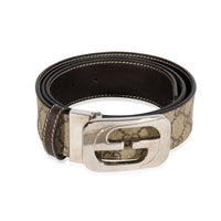 Gucci Brown GG Supreme Belt 95