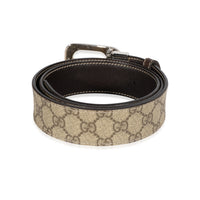 Gucci Brown GG Supreme Belt 95