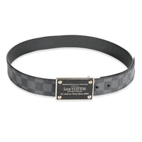 Louis Vuitton Damier Graphite Inventeur Belt 85