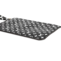 Louis Vuitton Black & White Monogram Canvas Neverfull Pochette