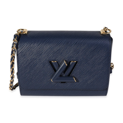 Louis Vuitton Blue Epi Twist MM Crossbody