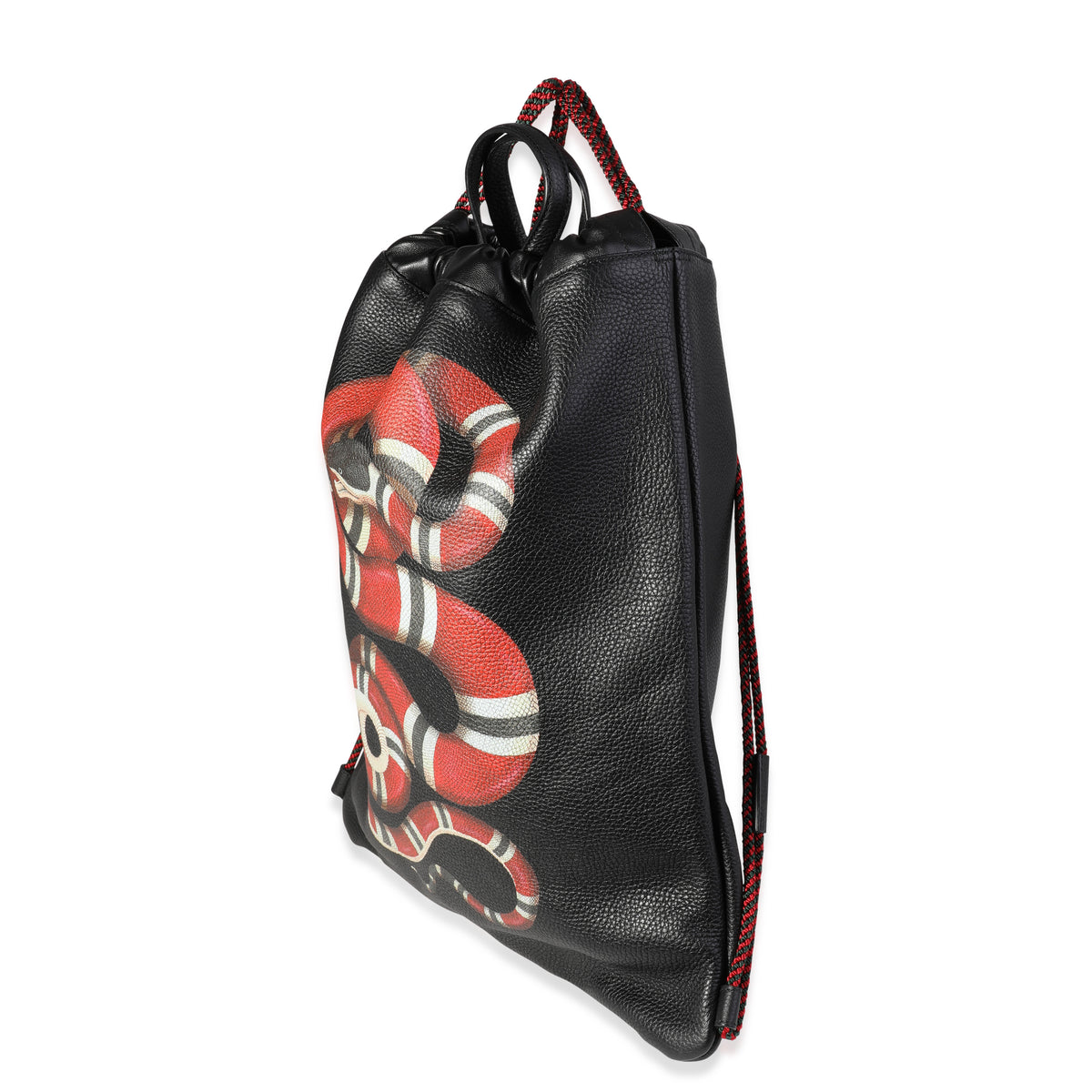 black leather snake backpack VIPER their sinuous bodies adorned with patterns inspired by the beauty of cathedral architecture Mini Backpack Snake Embossed &