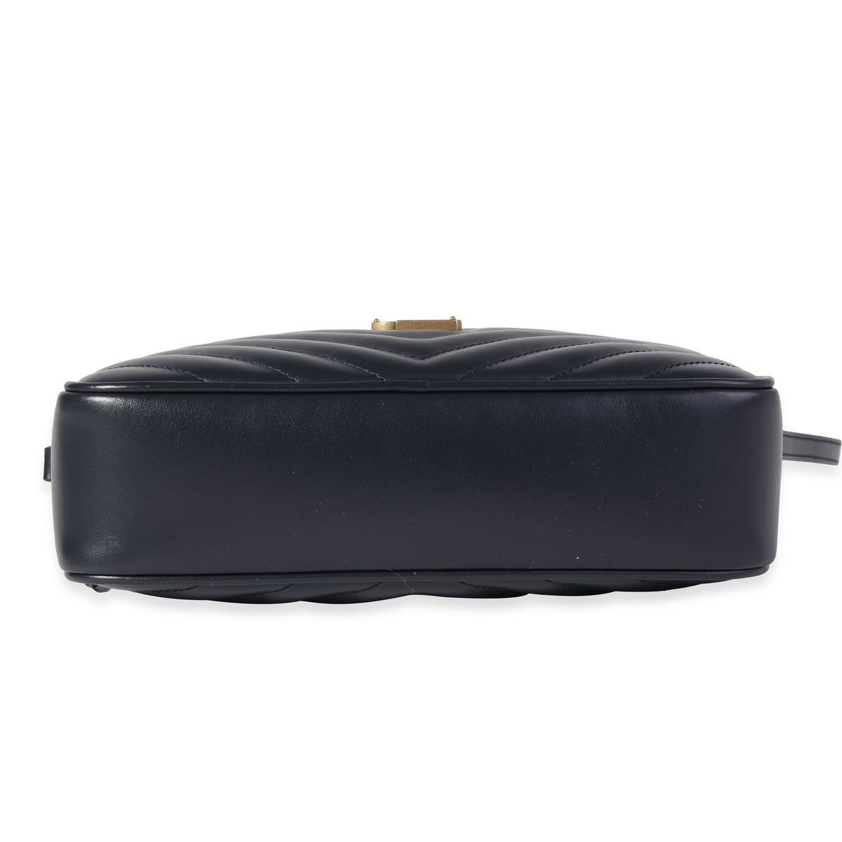 Saint Laurent Deep Marine Matelassé Leather Lou Camera Bag