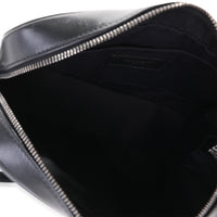 Saint Laurent Black Matelassé Leather Lou Camera Bag
